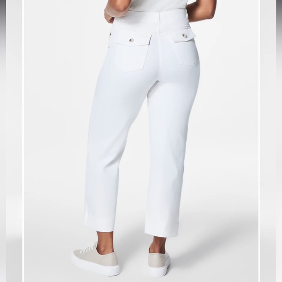 Spanx Stretch Twill Cropped Pant - Picture 6 of 10